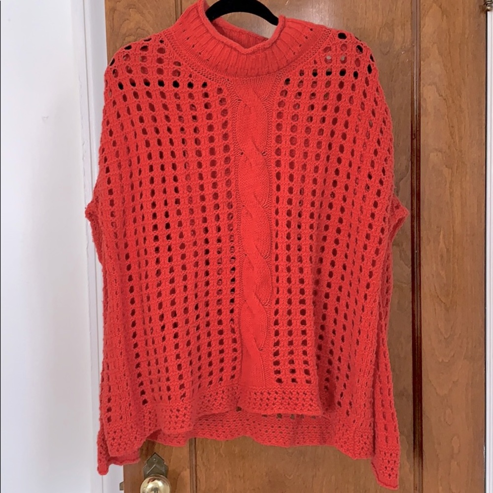 Free people red sweater ❤️❤️❤️❤️